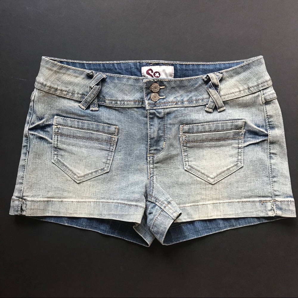 SO Denim Jean Mini Shorts, Size 5